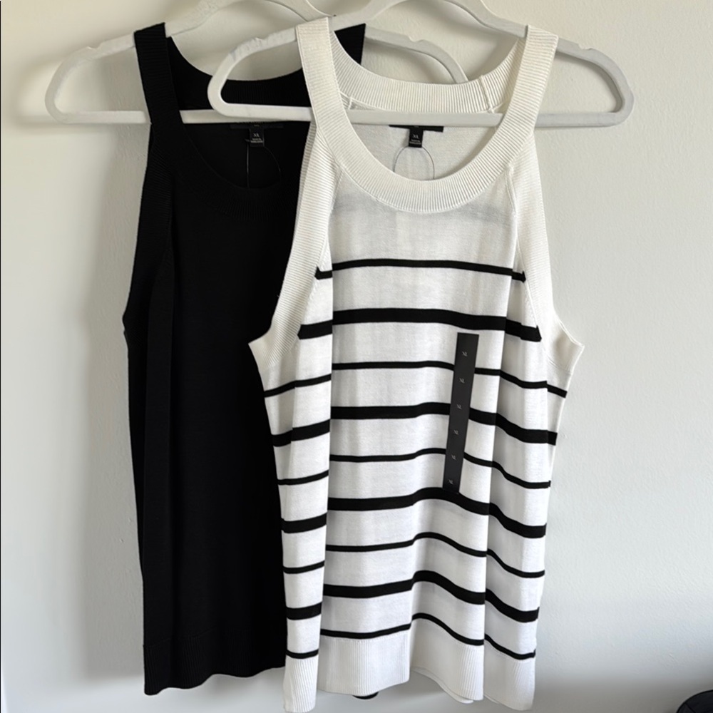 Striped Black and White Women's Tank Top 2 for $50.00